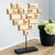 Keyboard Wooden Heart Decor