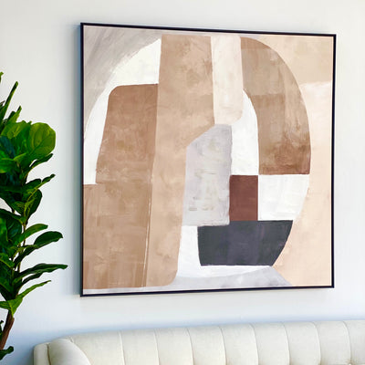 Terra Hand Painted Framed Wall Art