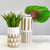 Small Round Triangle Ceramic Vase