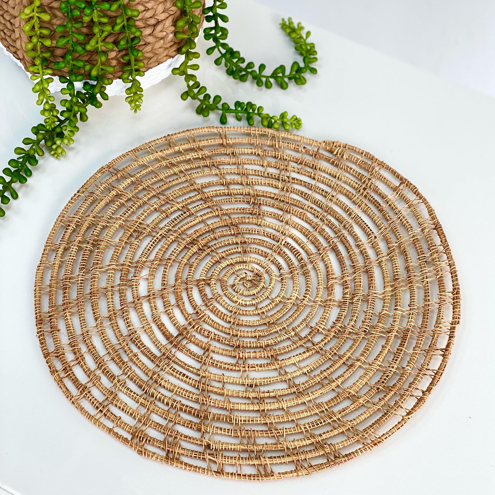 Round Palm Fibre Placemat