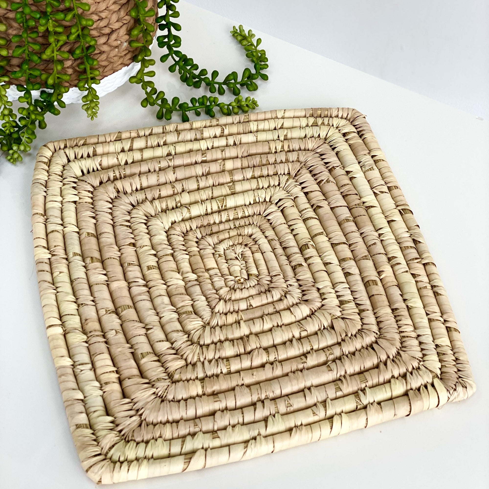 Square Kans Grass & Leaf