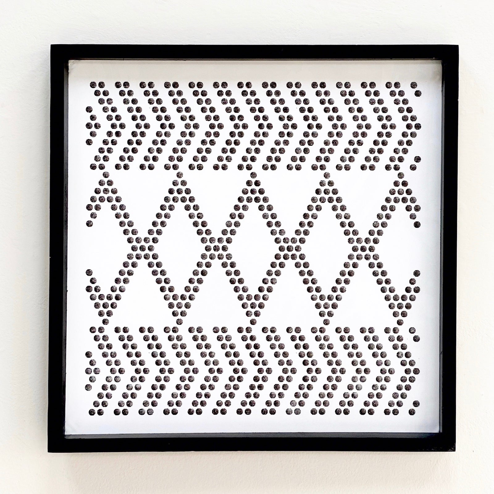 Perforated Mix Diamond Metal Wall Art