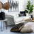 Sea Grass and Coconut White Natural Two Sides Capsule Pouf