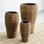 Round Conical Top wicker & Iron Frame Planter