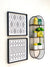Perforated Mix Diamond Metal Wall Art
