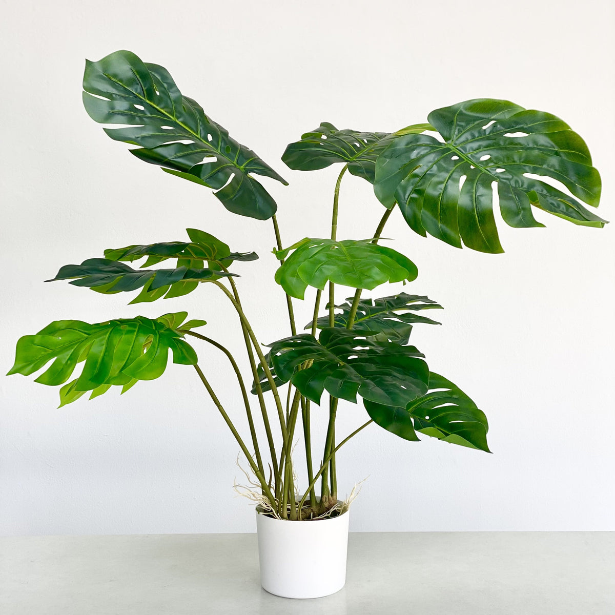 Real Touch Dark Monstera Faux