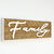 Family Wooden Wall Art