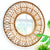 Rattan Round Mirror