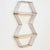 Double Hexagon Wall Shelf