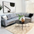 Cami Gray Corner Sofa Right Side