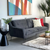 Florence Sofa Charcoal Gray