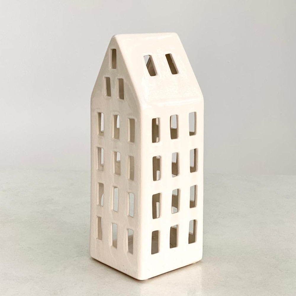 Ceramic Tall White House