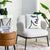 Ivory Pillar Accent Chair
