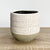 Terra Round Indigo White Pot