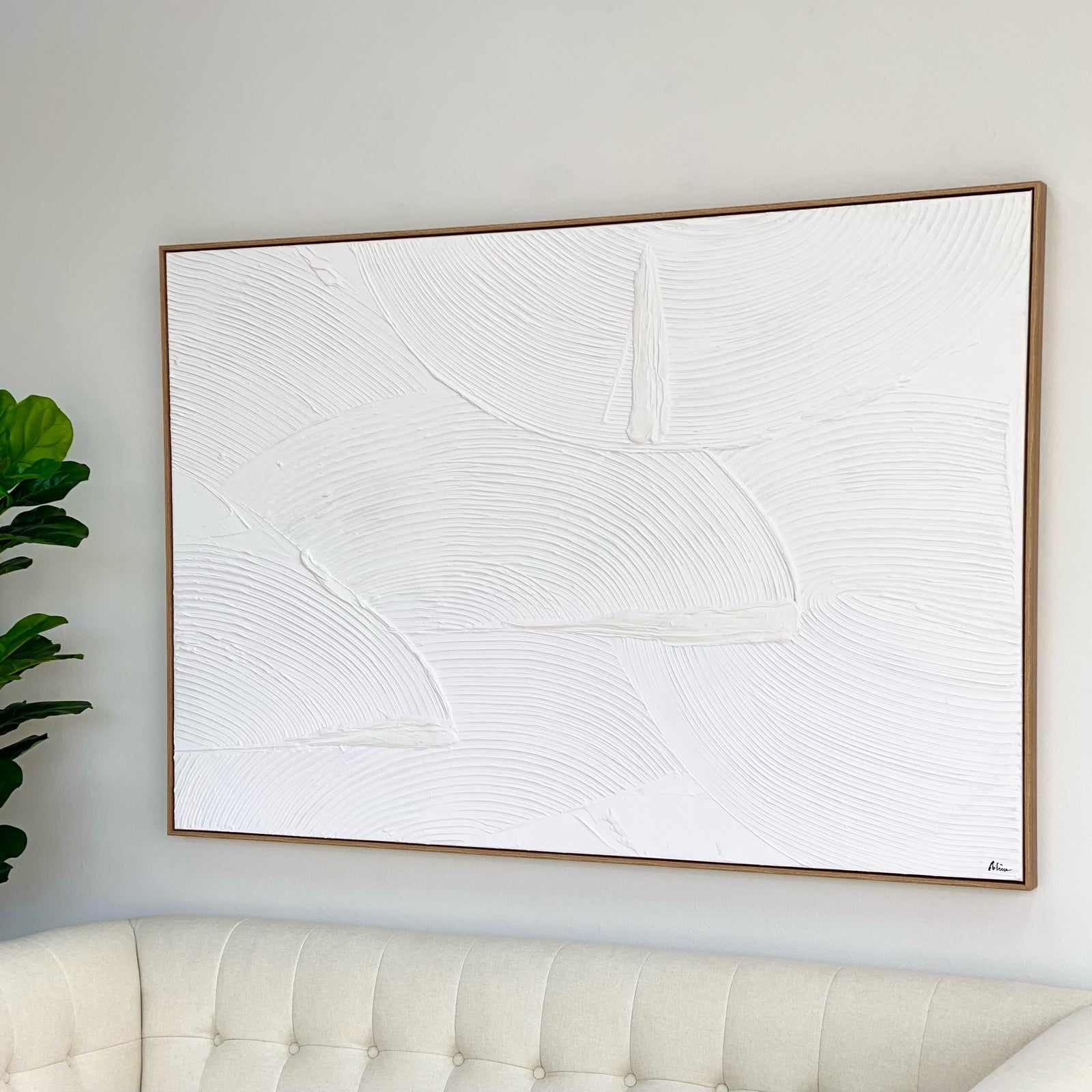 Fossil Hand Painted Wall Art