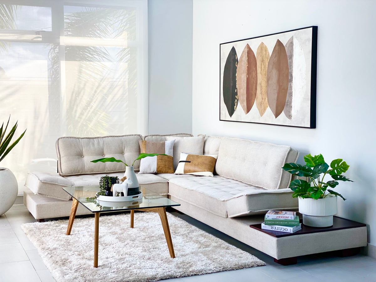 Vivid Ivory Corner Sofa