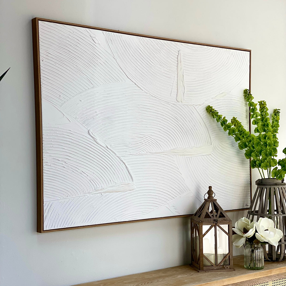 Fossil Hand Painted Wall Art