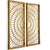 Rattan Circle Shape Wall Art Set