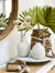 Wood Bellied Natural Lantern