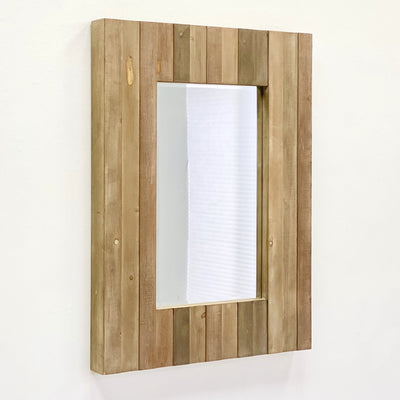 Rectangular Wooden Tablets Mirror