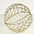 Dyson Gold Metal Round Orb Decor 9"