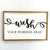 "Wash your Worries Away" Wood Rectangle