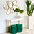 Islands Gold Oval Mirror Wall Decor