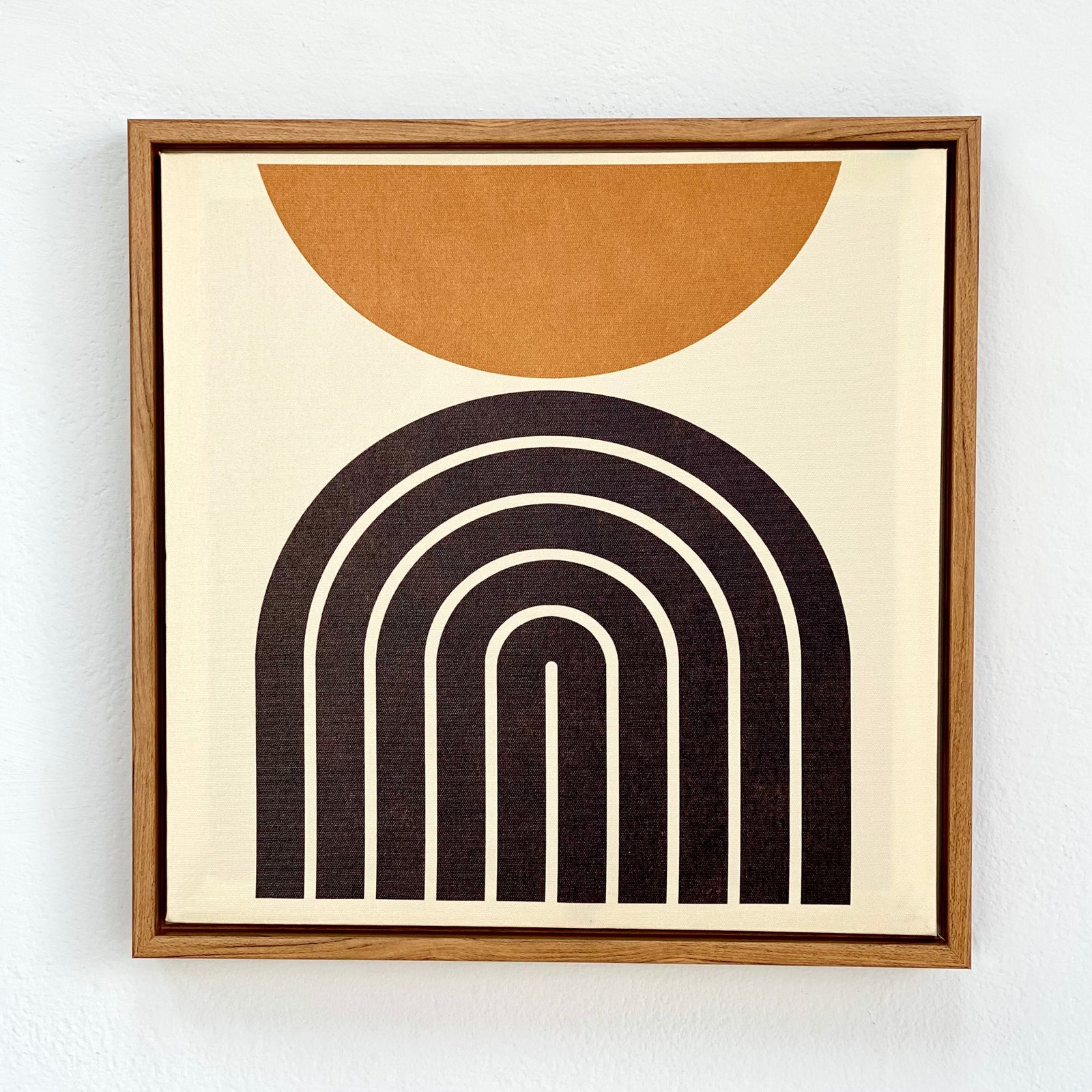 Sunrise Arc Framed Canvas Wall Art