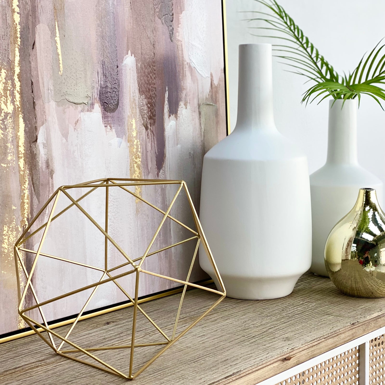 Origami Decor Metal Gold