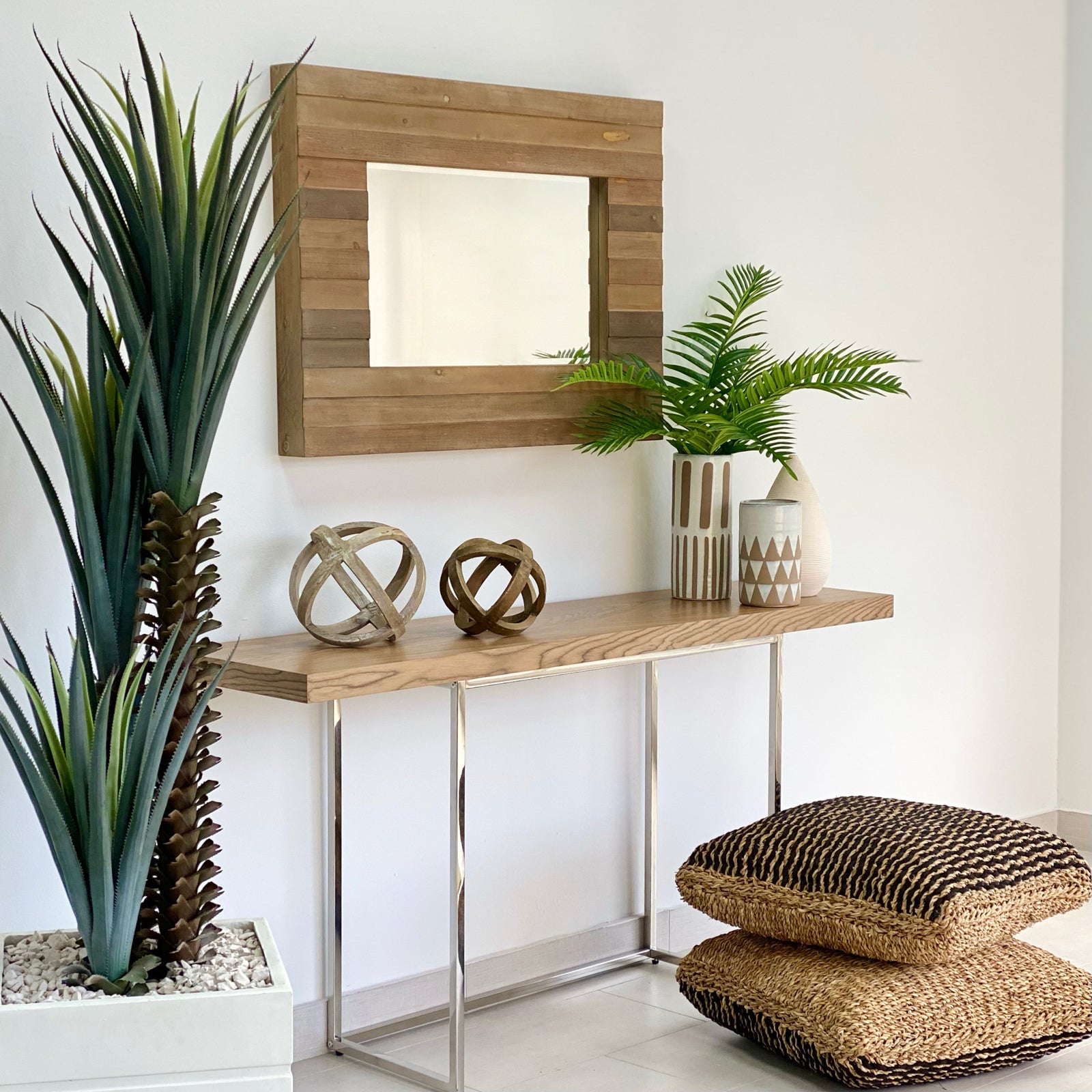 Harmony Walnut Top Console Table