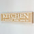 "Kitchen" Wooden Rectangle Wall Art