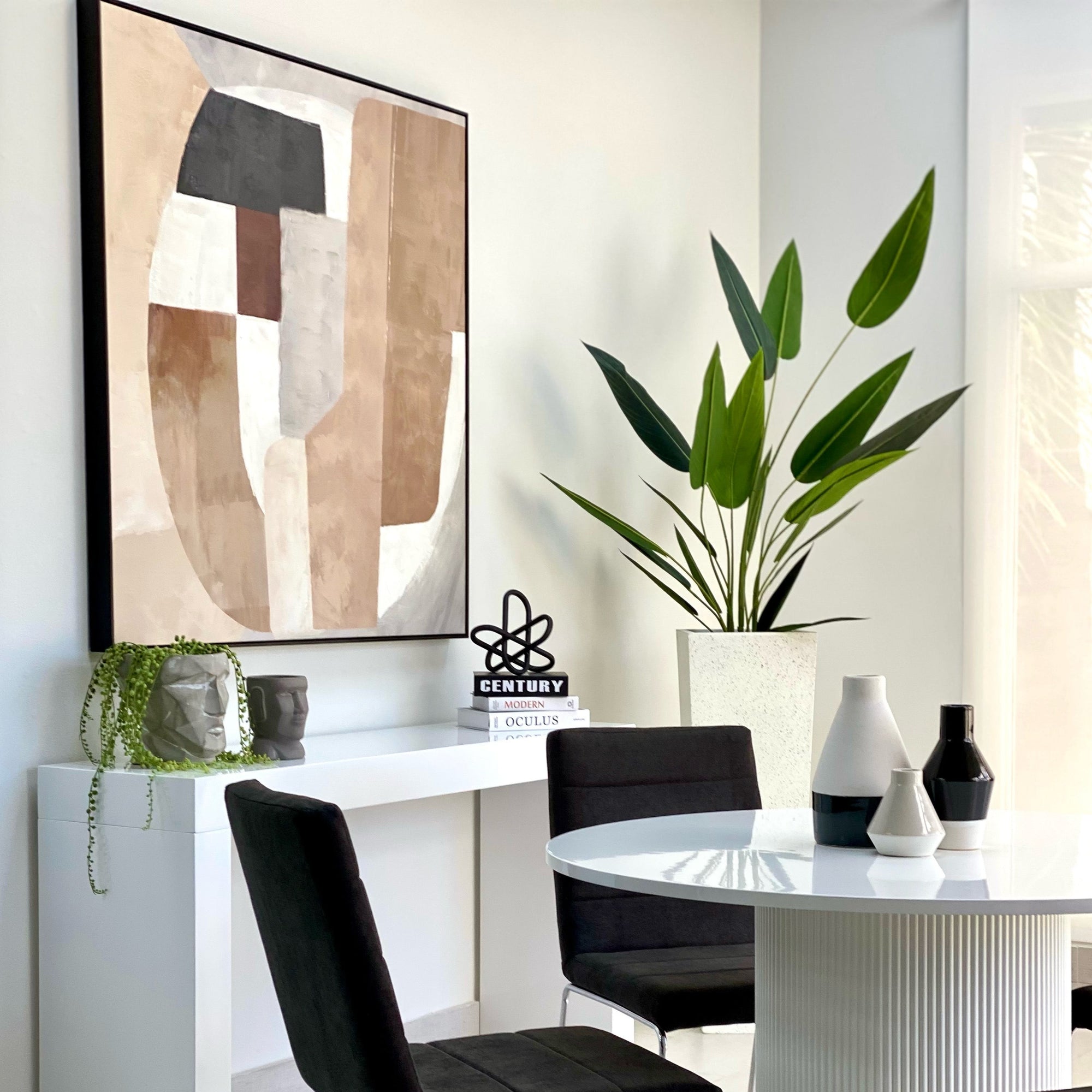 Terra Hand Painted Framed Wall Art