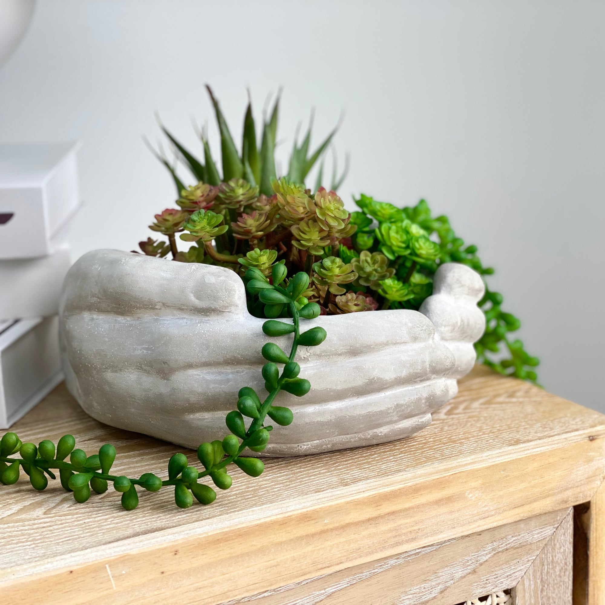 Cement Hand Concrete Finish Vase