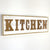 Embossed Kitchen Wood Wall Art