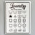 Rectangle "Laundry"Metal Wall Art